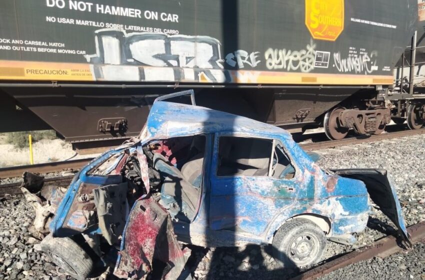  Accidente entre un tren y automóvil