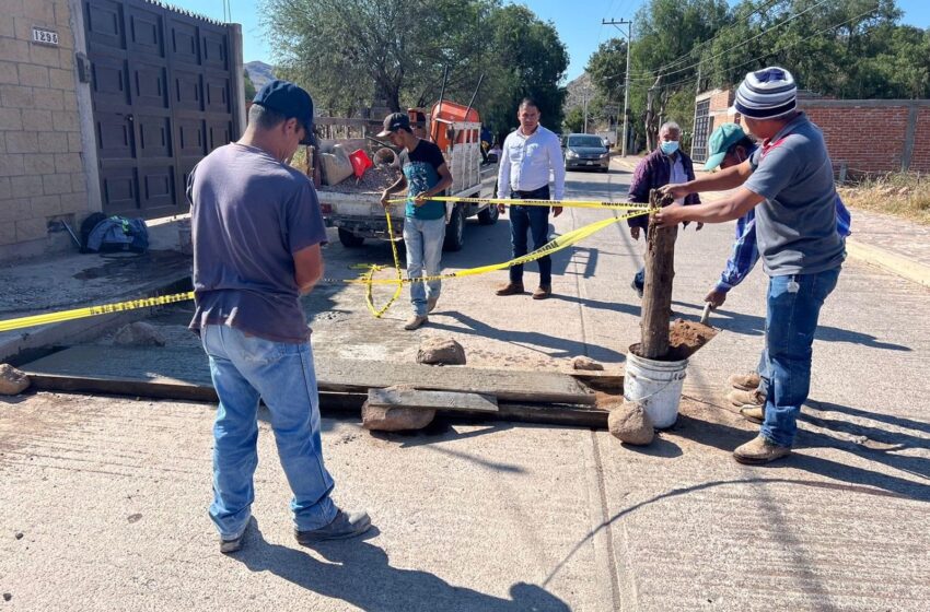  Colocan topes para evitar accidentes