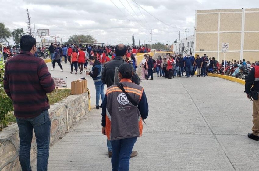  Simulacro en empresa del Altiplano