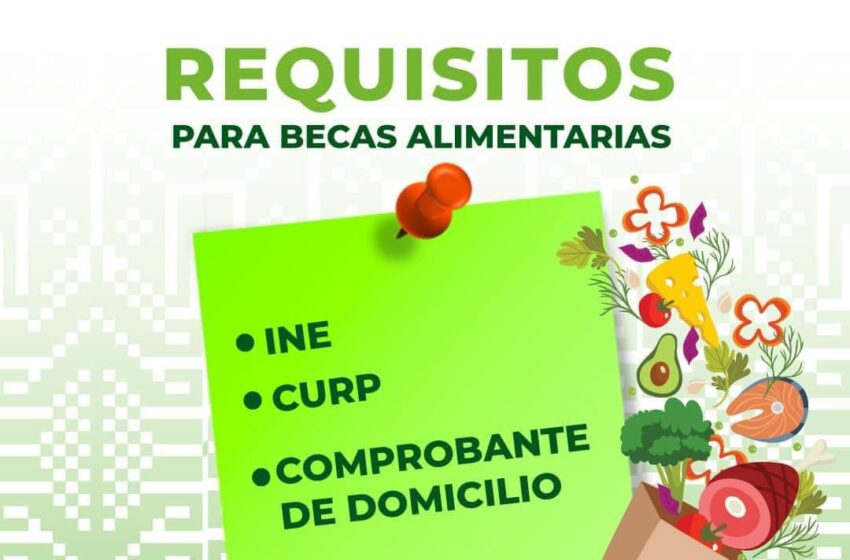  Requisitos para becas alimentarias