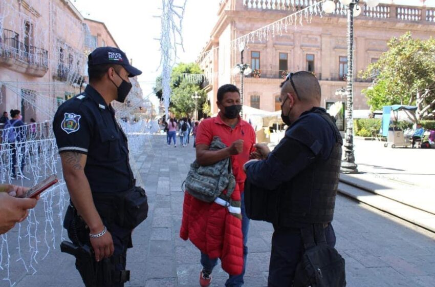  Despliegan seguridad en centro histórico