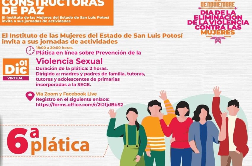  Plática de prevención de violencia