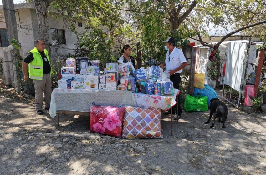  Apoya gobierno a familias afectadas por incendios en valles