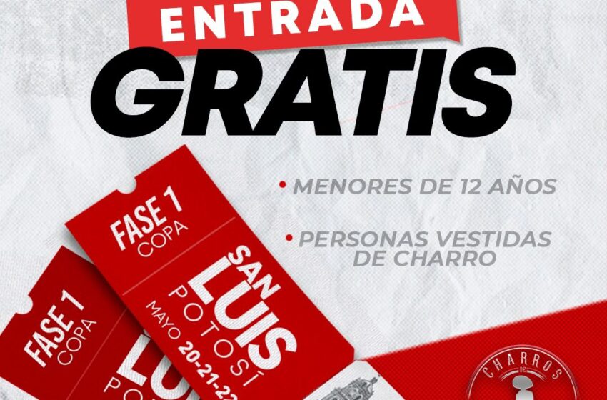  Boletos gratis Charros de Acero