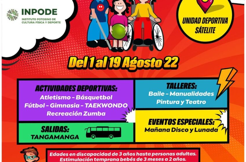  Camping de verano para niñas y niños con discapacidad