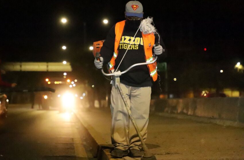  Rehabilitan calles en la Capital de SLP