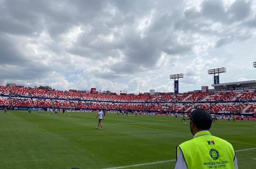  Listos para el encuentro del Atlético San Luis