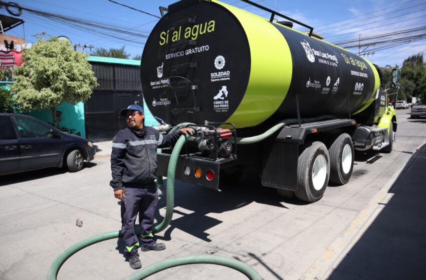  Continúa entrega de agua por falla de “El Realito”