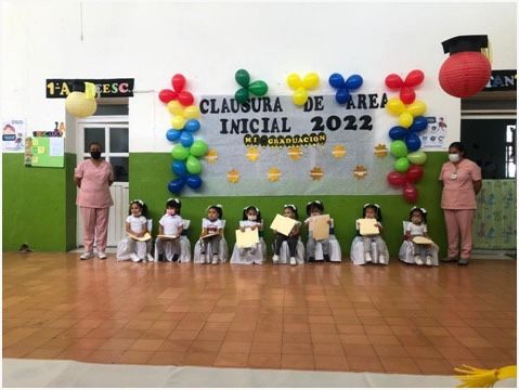  245 niñas y niños egresaron del 3er. grado de preescolar