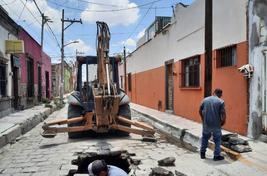  Con programa “Fuga Cero” se atiende socavón