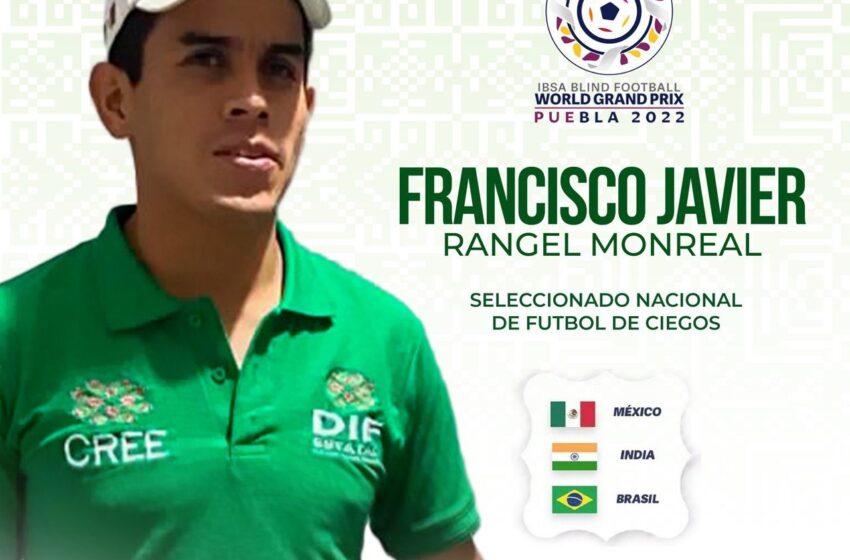  Francisco Rangel representará a México en mundial de futbol para personas ciegas