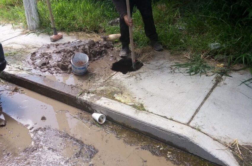  Atienda “fuga cero” fugas y drenaje en Soledad