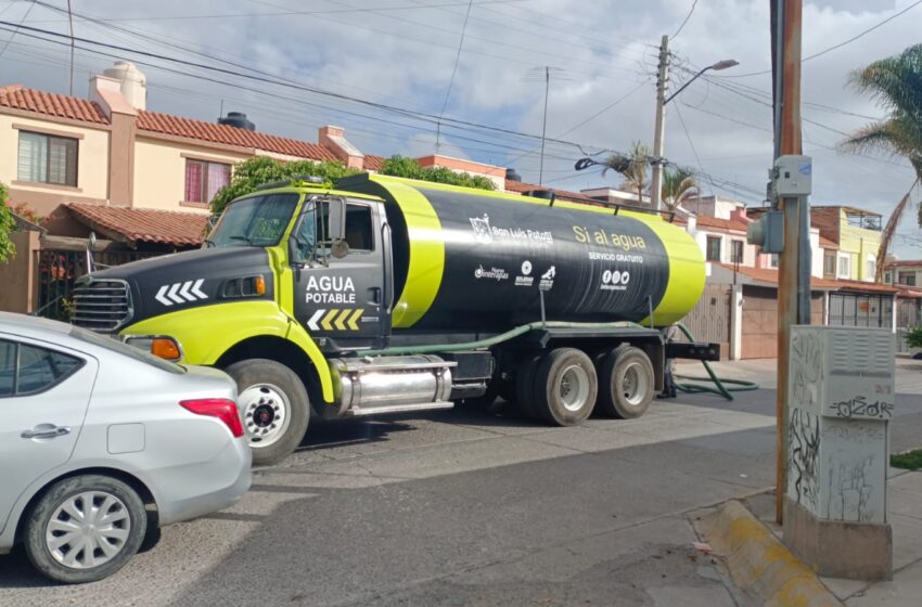  En julio INTERAPAS repartió 80 millones de litros de agua