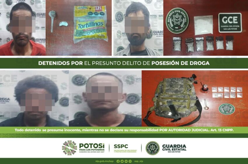  Guardia Civil Estatal detiene a cuatro personas