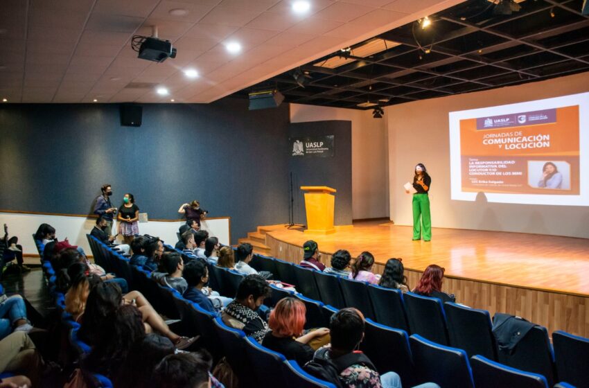  iniciaron las Jornadas de Comunicación y Locución de la UASLP