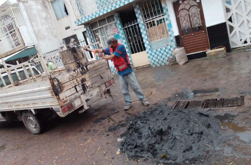  Atiende INTERAPAS drenaje en colonias de Soledad