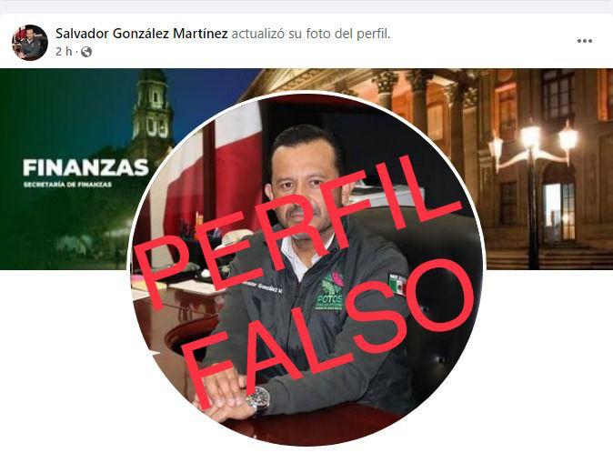  Alertan por perfil falso del Secretario de Finanzas