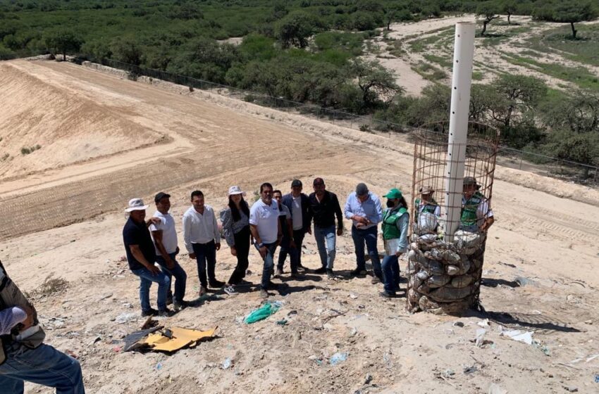  Supervisan nueva celda del relleno sanitario en Matehuala