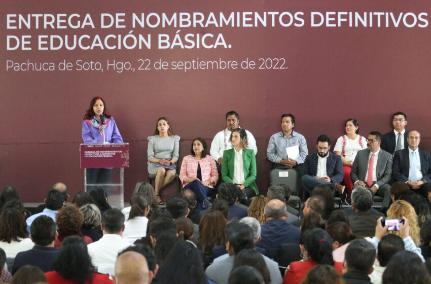  Más de 650 mil maestras y maestros basificados en la actual administración: Leticia Ramírez Amaya