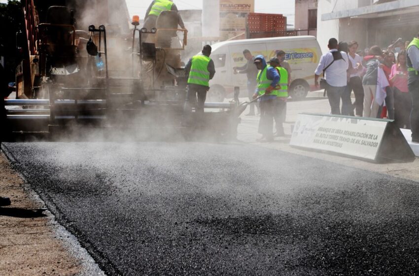  Arrancó la rehabilitación de Rutilo Torres con el programa Vialidades PotoSÍnas