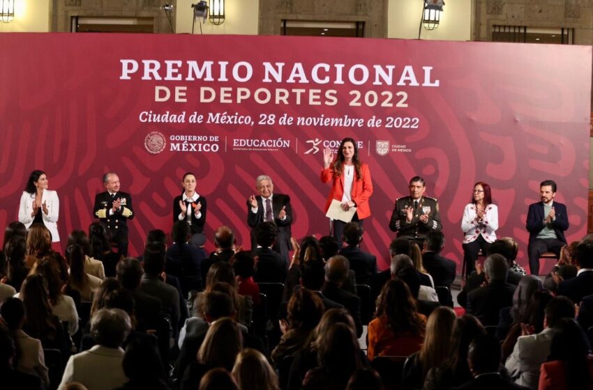  Entregan Premio Nacional del Deporte 2022