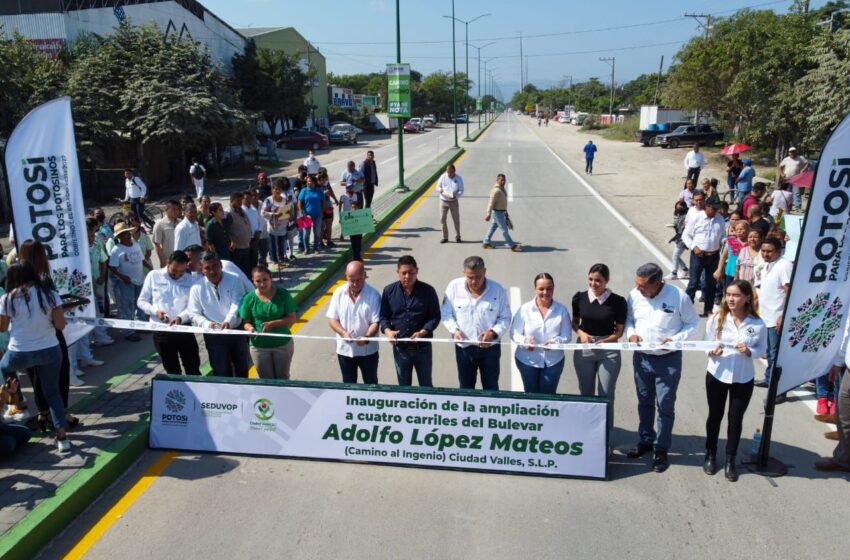  Llegan más obras a Cd. Valles