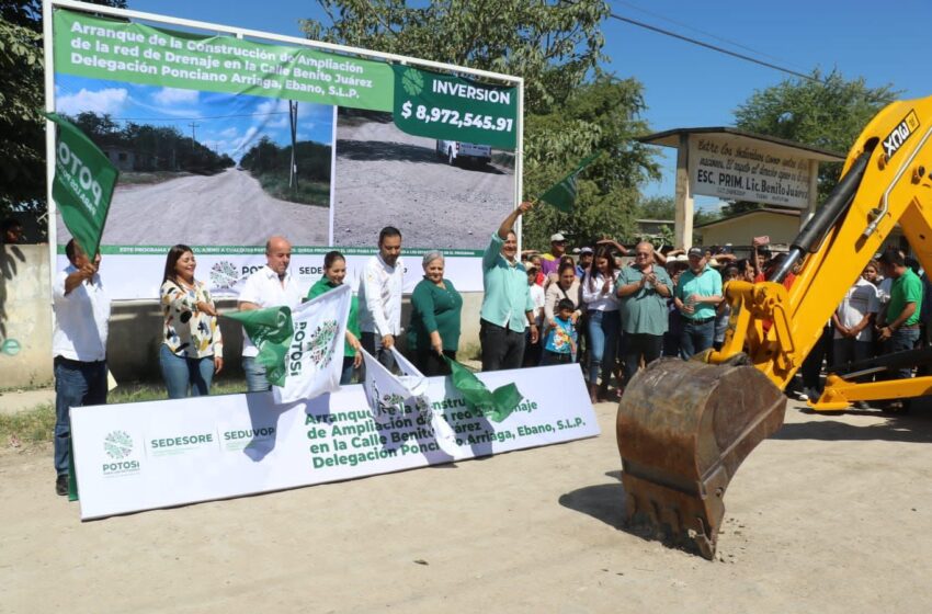  Llegan obras a Ébano