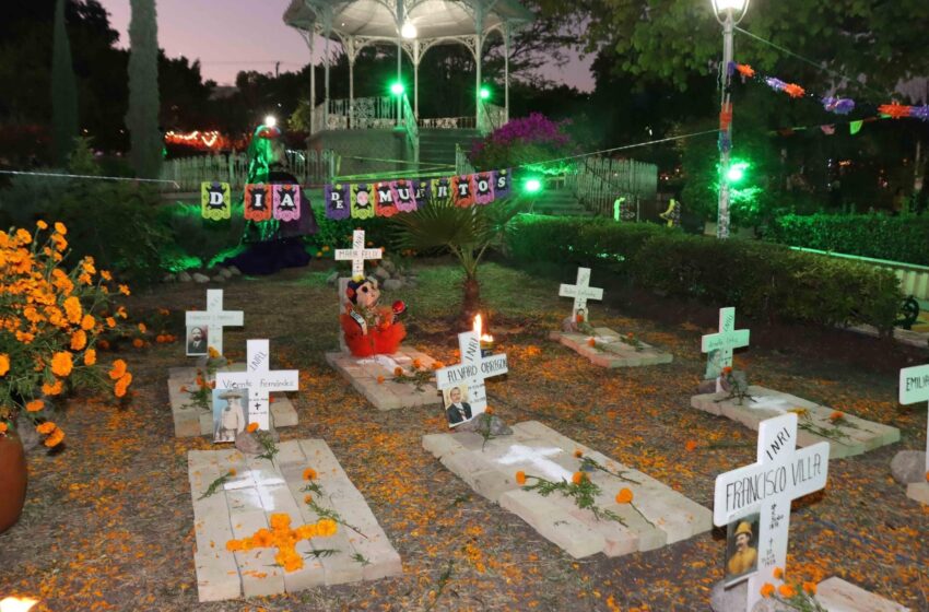  Inauguran actividades de Día de Muertos en Cerritos