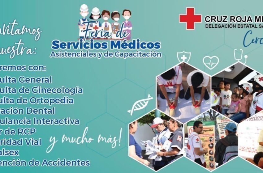  Invita Cruz Roja a jornada médica gratuita