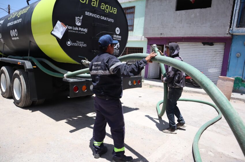  Entrega Interapas más de 800 millones de litros de agua