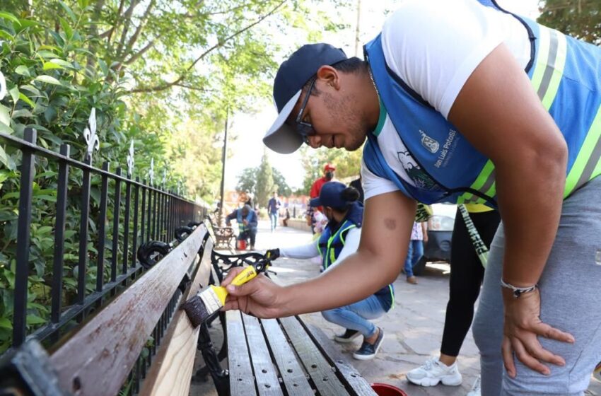  Intensifican acciones de conservación y cuidado del Centro Histórico de San Luis Potosí