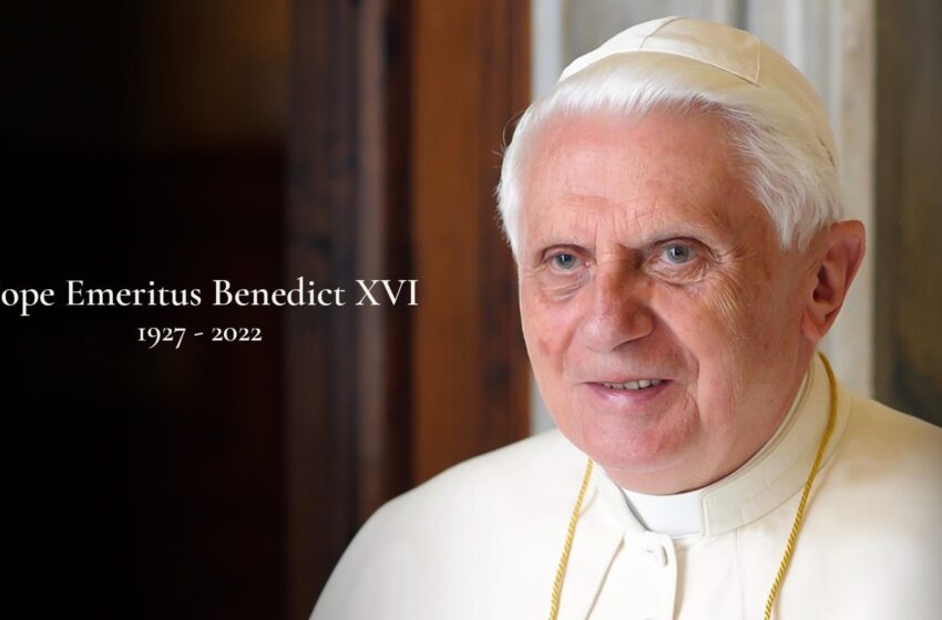  A los 95 años falleció Benedicto XVI