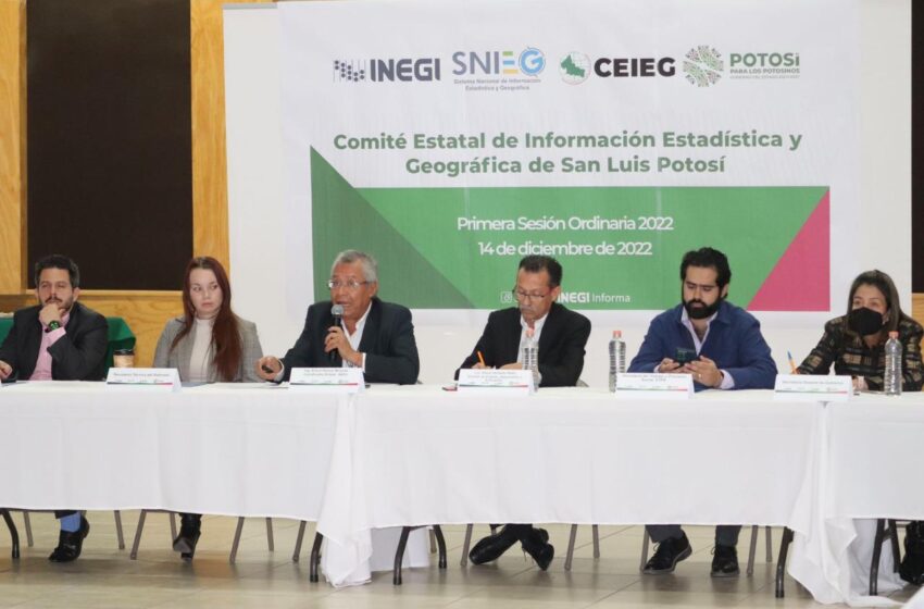  Instalan Comité Estatal de Información Estadística y Geográfica de Gobierno del Estado