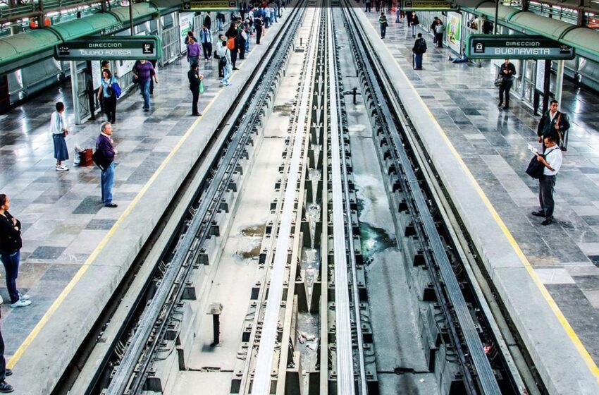  Persona en el metro es arrollada