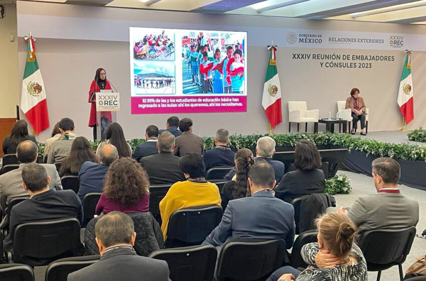  Expone titular de SEP a embajadores y cónsules mexicanos avances en el sector educativo nacional