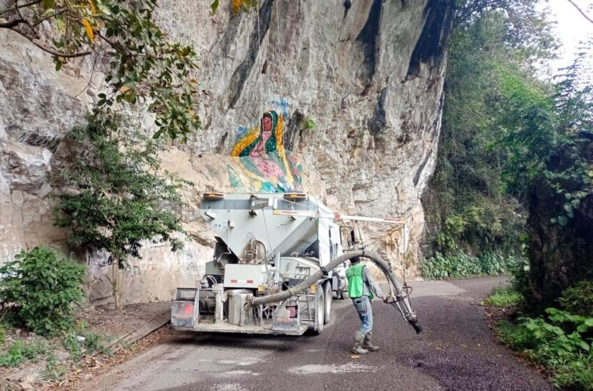  JEC ejecuta obras de conservación en Xilitla