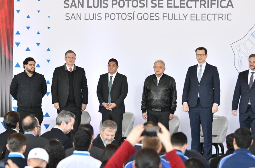  SLP y BMW Inician nueva era de E-Movilidad global