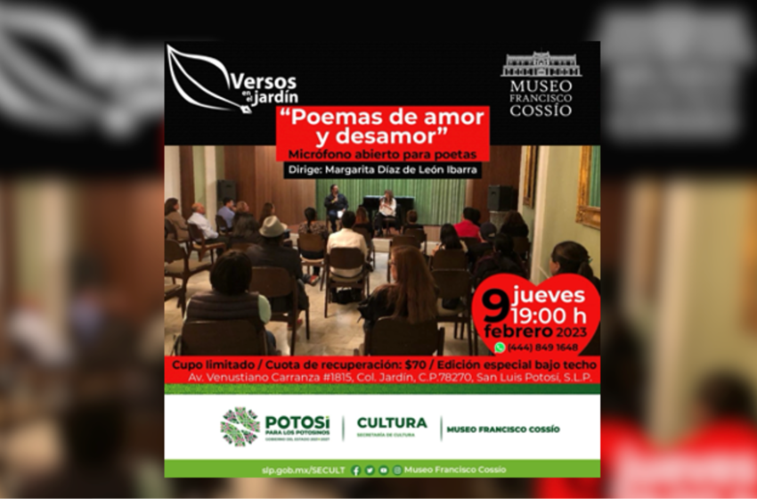  Poemas de amor y desamor en el Museo Francisco Cossío