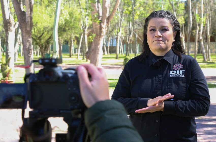  DIF Estatal promueve Lengua de Señas Mexicana