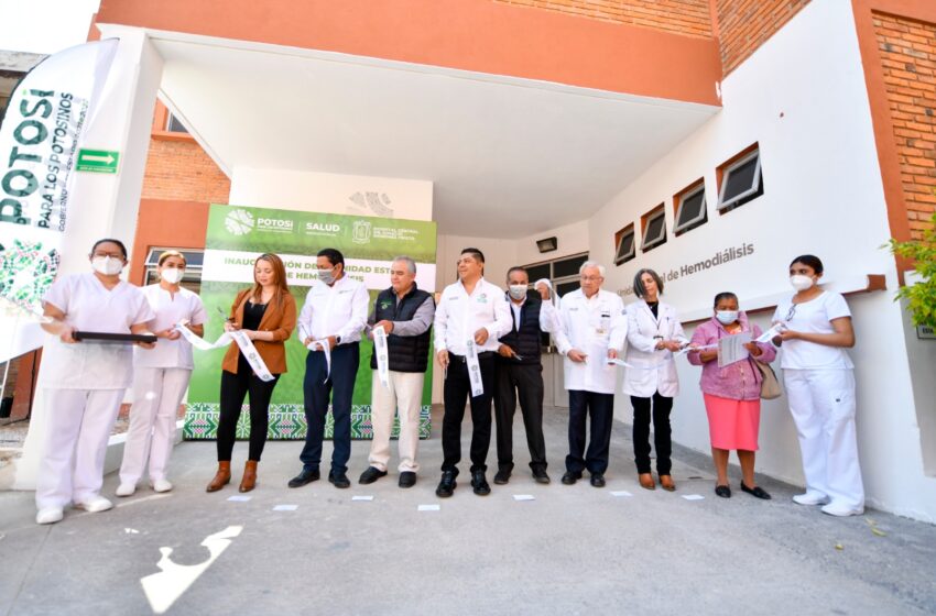  Inaugura Ricardo Gallardo nueva Unidad Estatal de Hemodiálisis