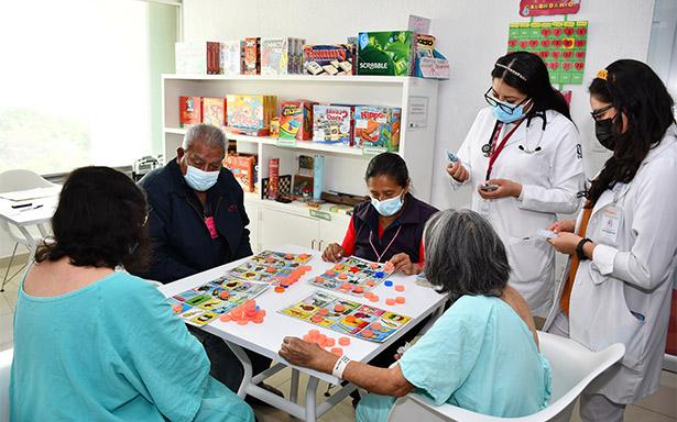  La primera ludoteca del IMSS para adultos mayores se encuentra en el Hospital de Traumatología “Dr. Victorio de la Fuente Narváez”