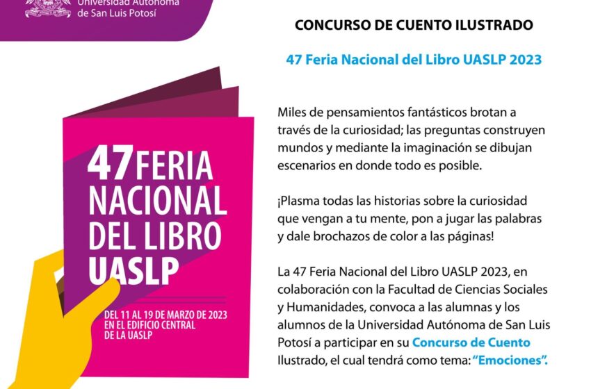  La Dirección de Fomento Editorial y Publicaciones de la UASLP abrió la convocatoria para el “Concurso de cuento ilustrado”