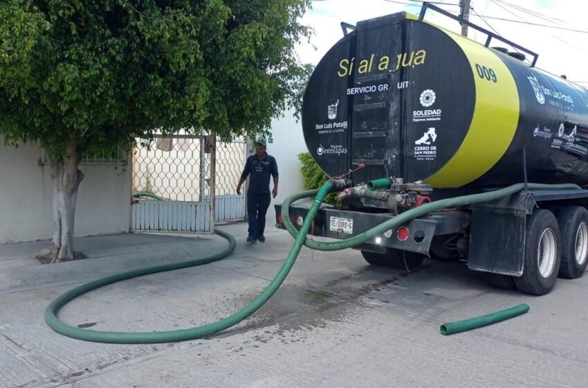  Reparte ayuntamiento Agua en poniente, norte y sur de la ciudad