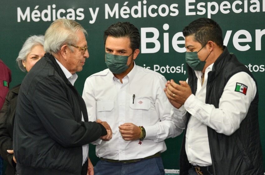  Anuncia Ricardo Gallardo 140 mdp para hospital IMSS-bienestar de Rioverde