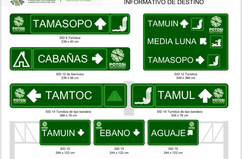  Instalarán señalamiento turístico en carreteras de SLP