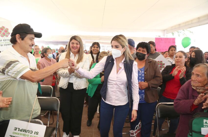  DIF Estatal entrega apoyos en Cerro de San Pedro