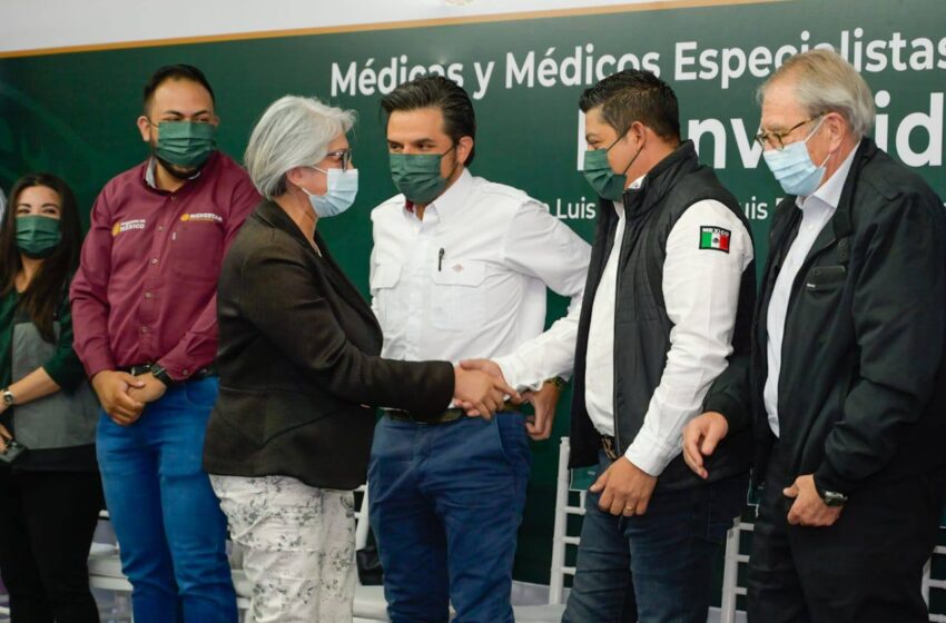  Apuntalan Estado y Federación, modelo de salud a favor de las y los potosinos