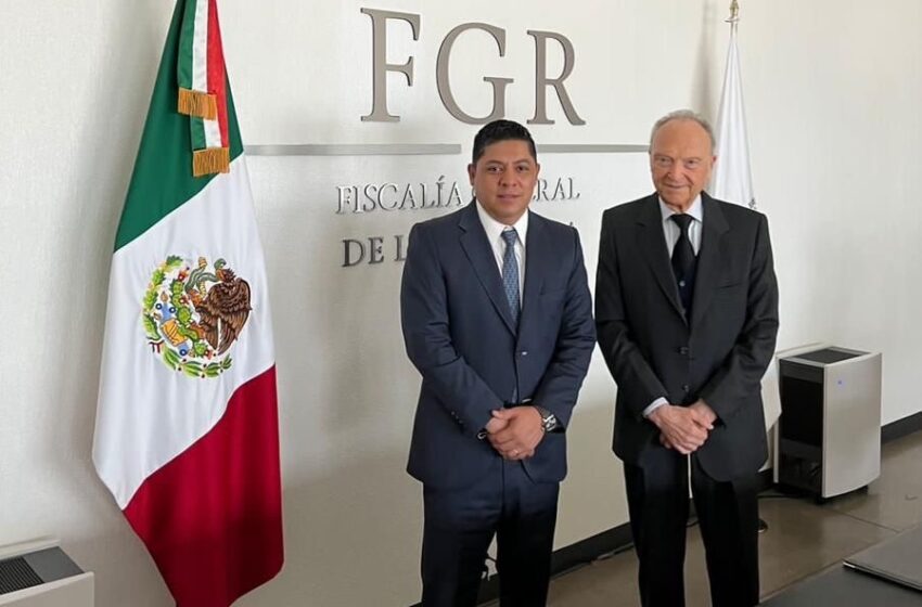  Logra Ricardo Gallardo acuerdos relevantes con Alejandro Gertz Manero