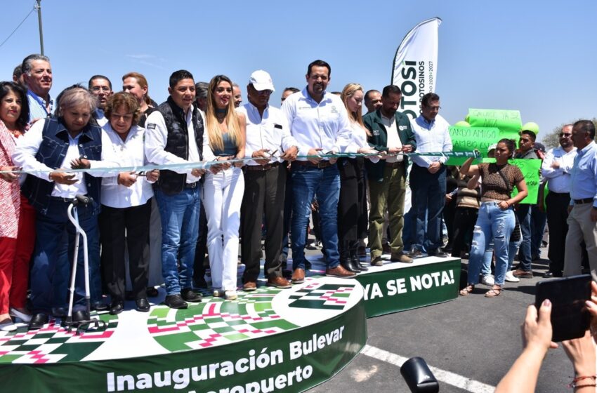  Gobierno del Estado conectará poniente con el aeropuerto de SLP