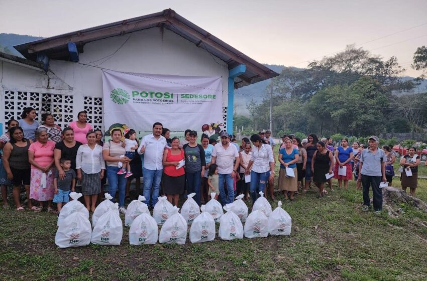  Becas alimentarias, por llegar a medio millón de familias potosinas